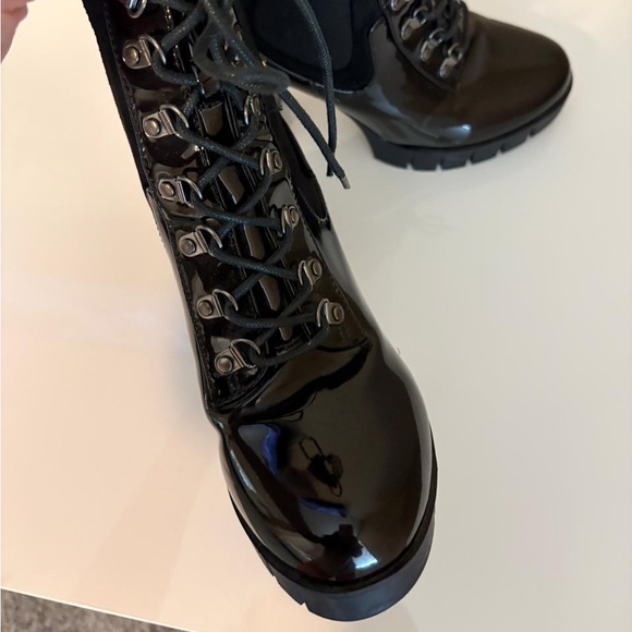 Fashion Nova Black Booties SIZE 6.5 - Picture 4 of 5